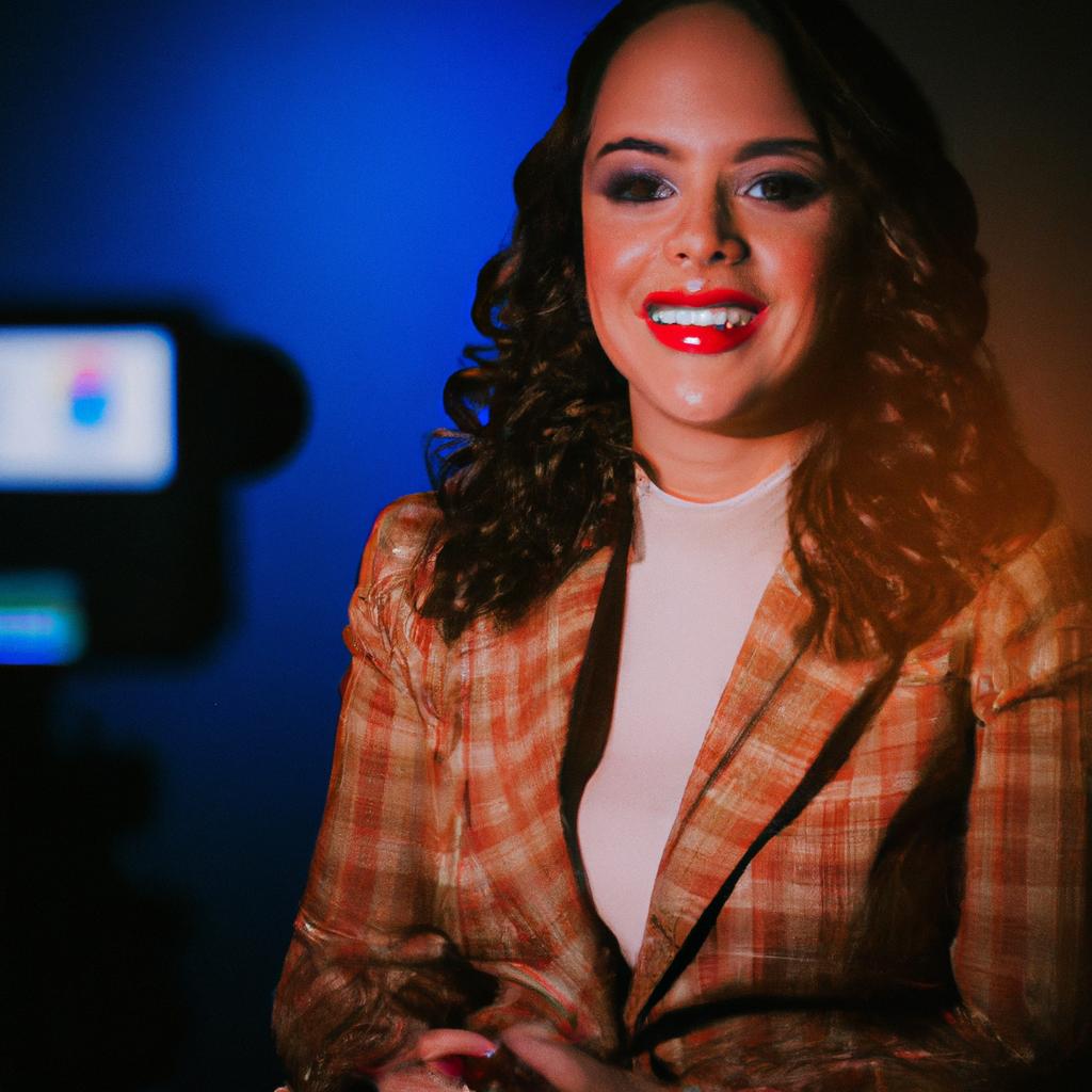 Retrato de Martina Suárez, docente de TV y presentación al aire